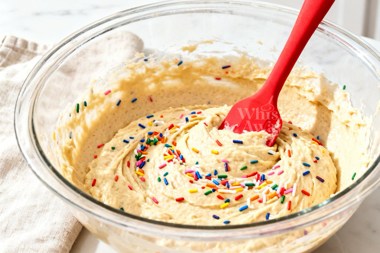 funfetti cupcakes step 1