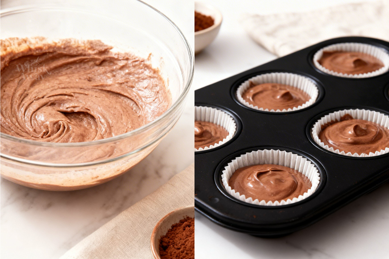 Chocolate Cupcakes Step 5,6