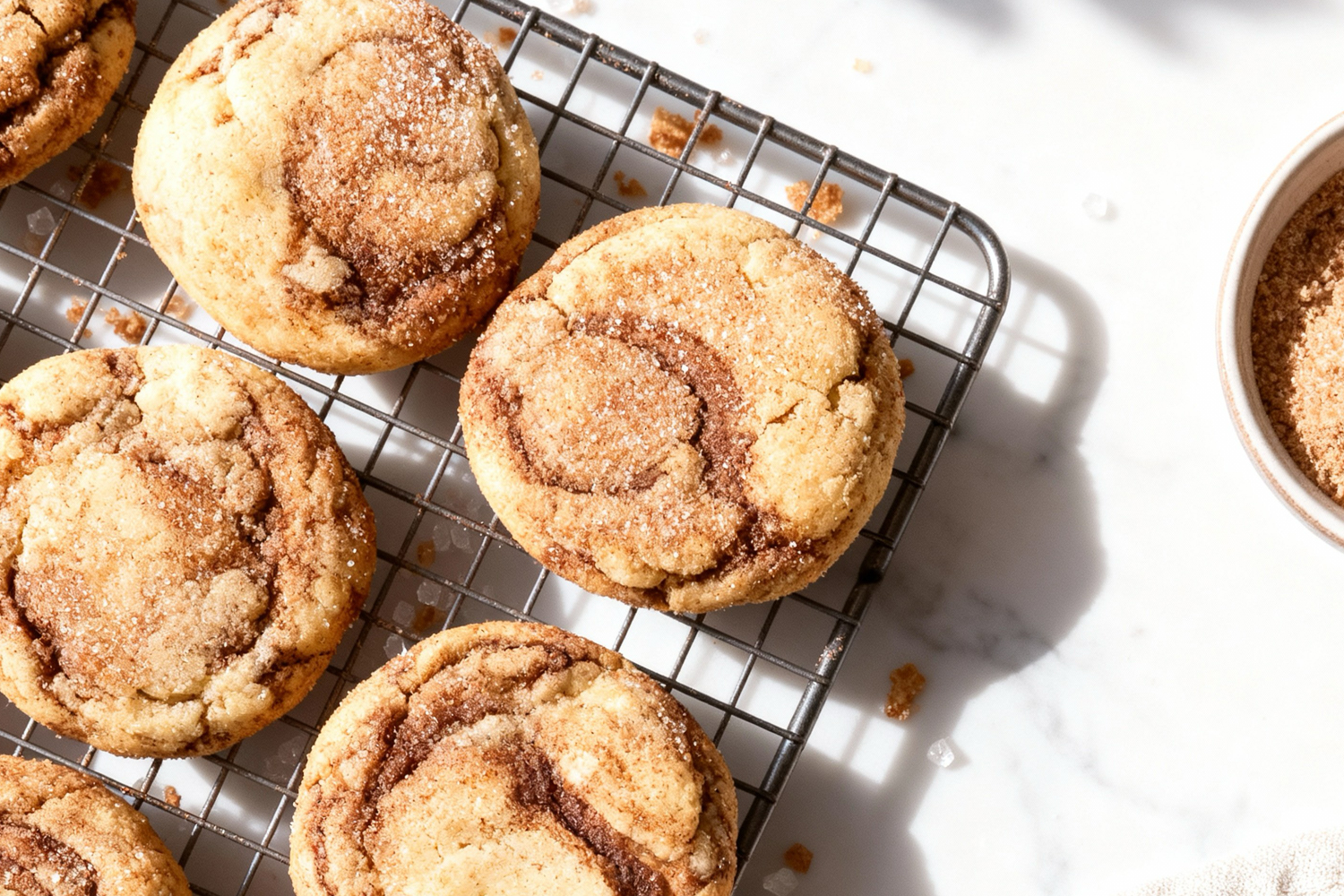 cinnamon sugar cake cookies featured image