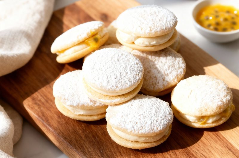 Coconut Passion Fruit Cookies