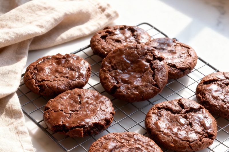 Flourless Fudge Cookies