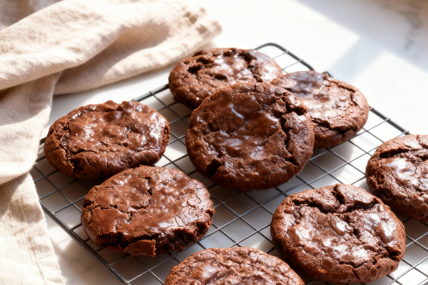 flourless fudge cookies featured image
