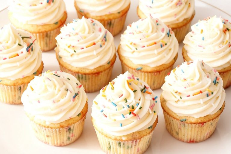 Funfetti Cupcakes for Birthday Celebrations