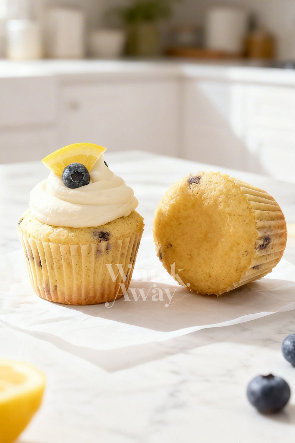 lemon blueberry cupcakes 1