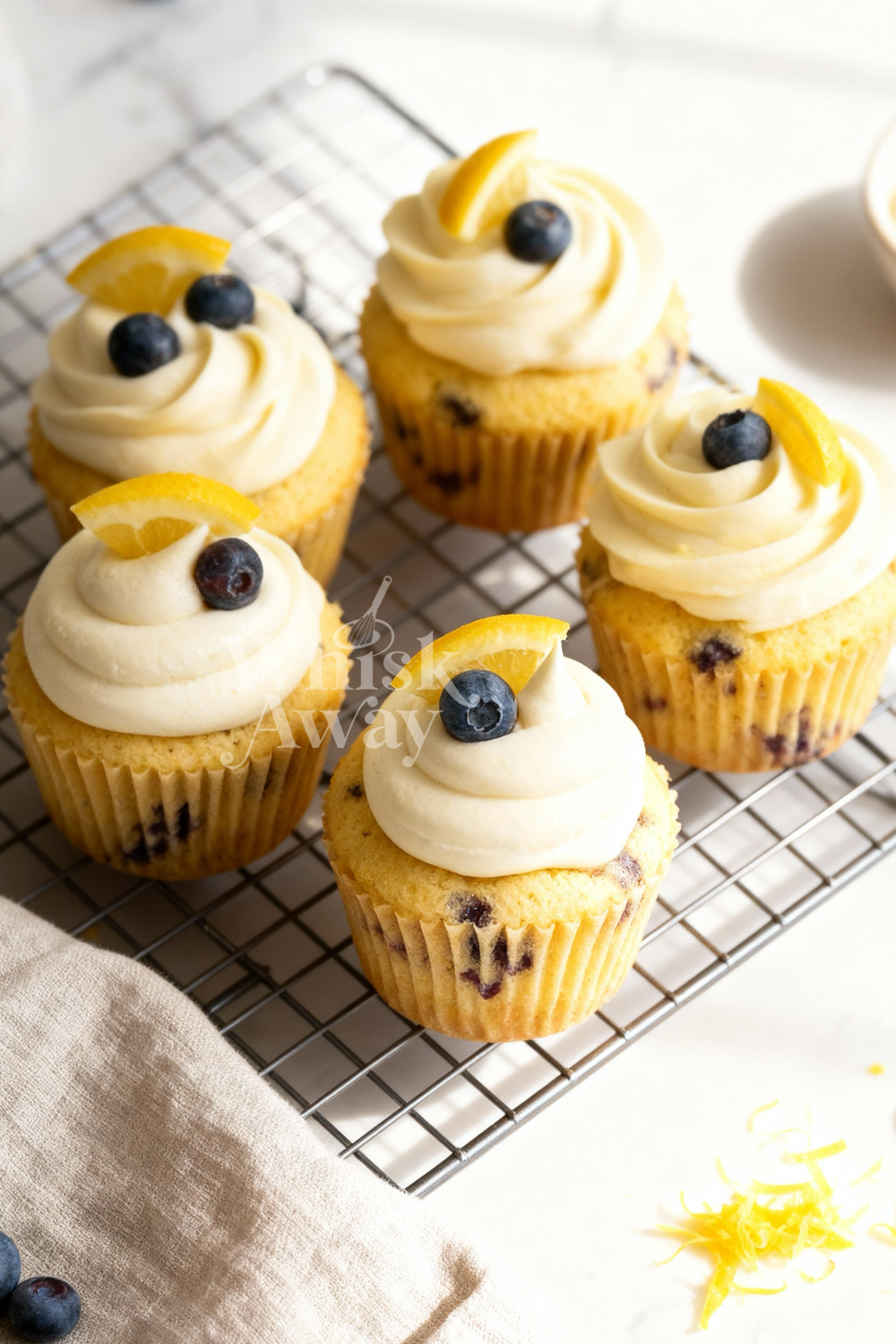 lemon blueberry cupcakes