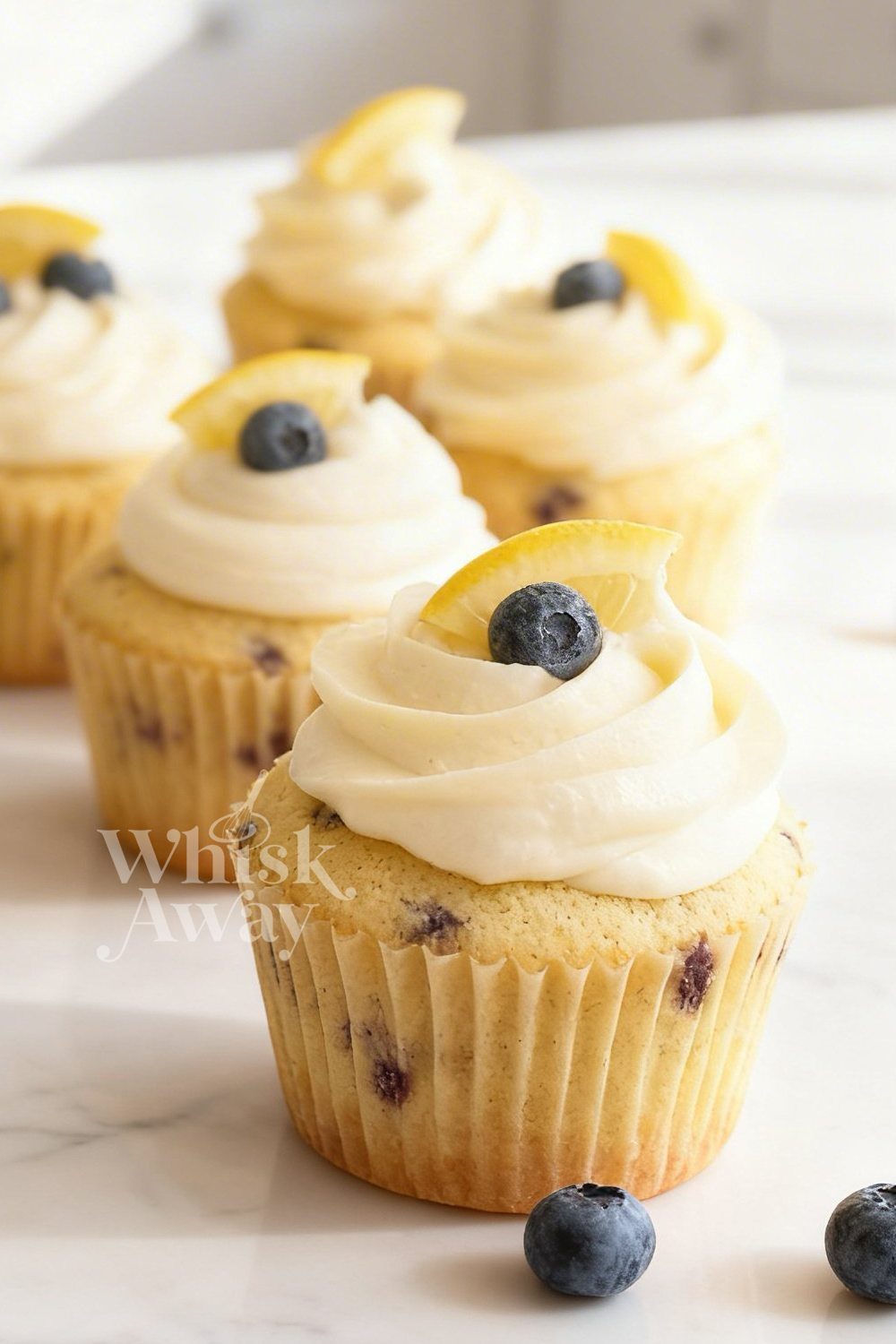 lemon blueberry cupcakes
