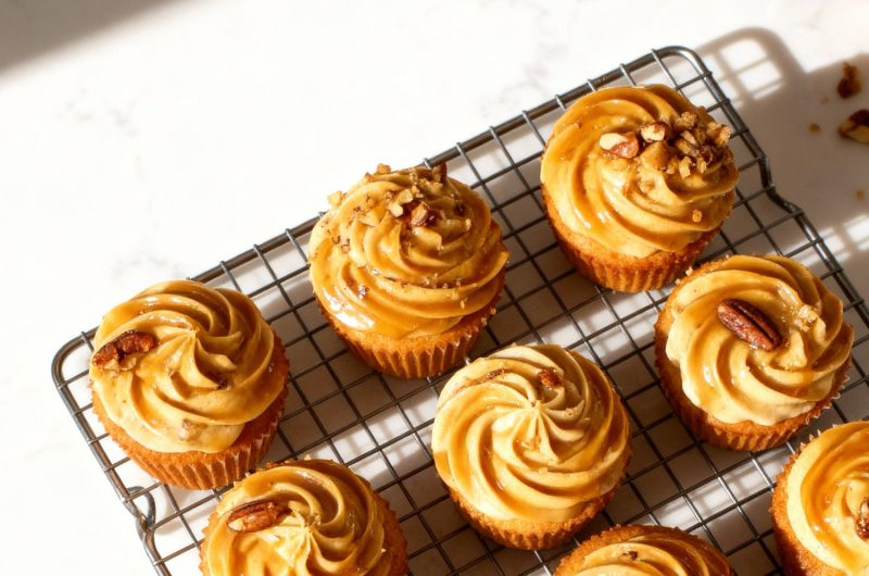 Maple Pecan Cupcakes