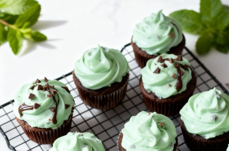 Mint Chocolate Cupcakes