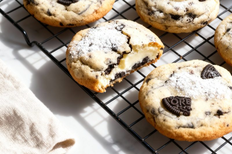 Oreo Cheesecake Cookies