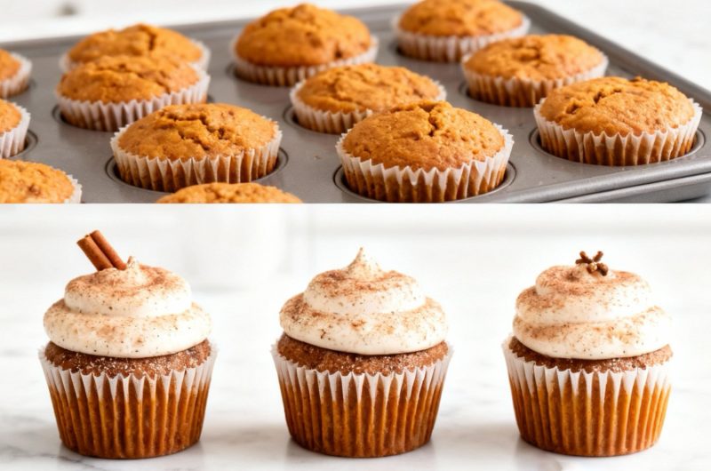 Pumpkin Spice Latte Cupcakes