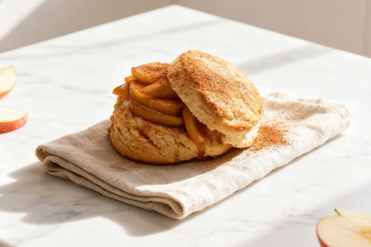 apple cinnamon shortcakes