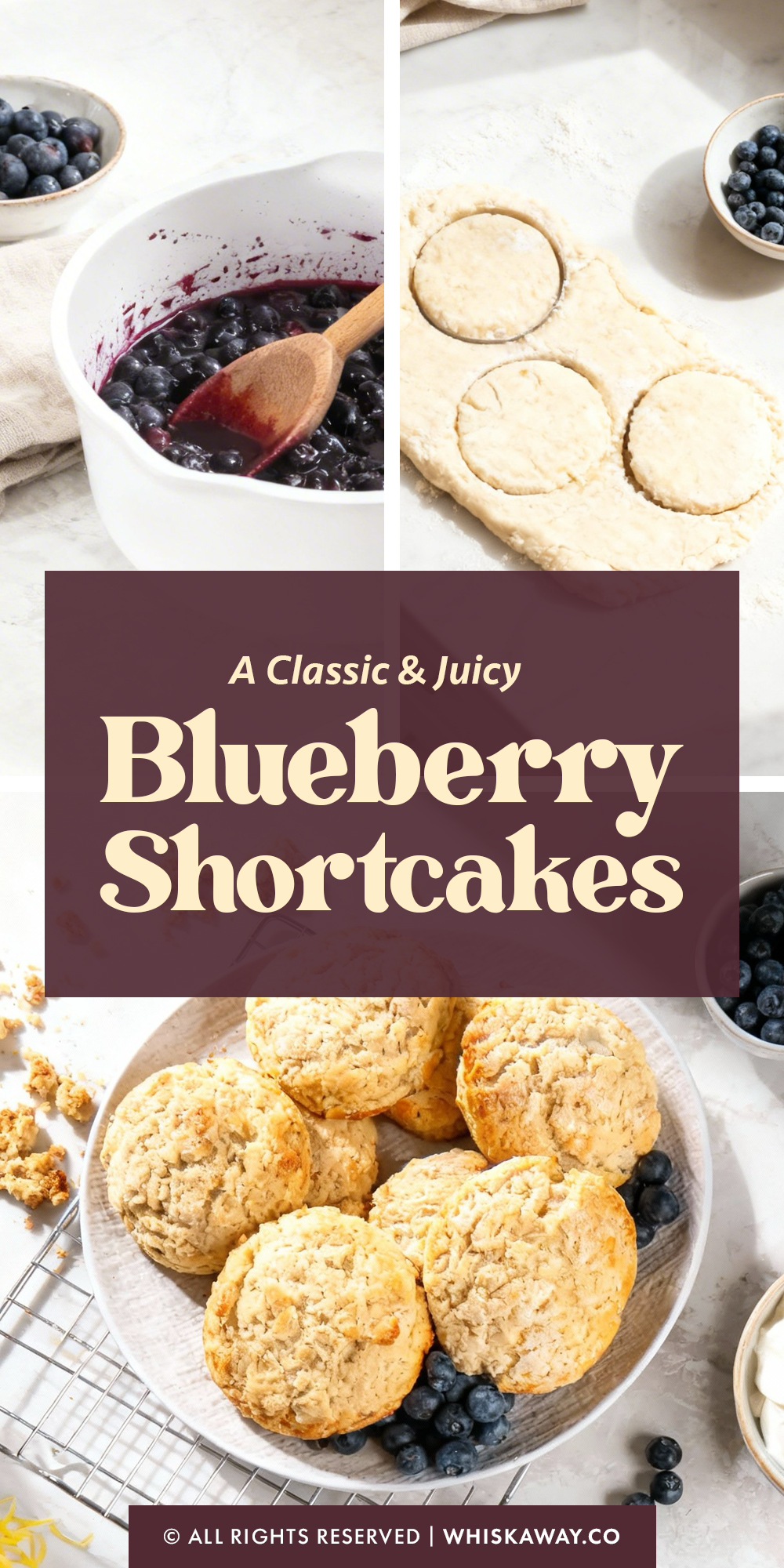 blueberry shortcakes