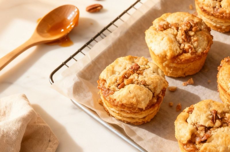 Caramel Pecan Biscuits