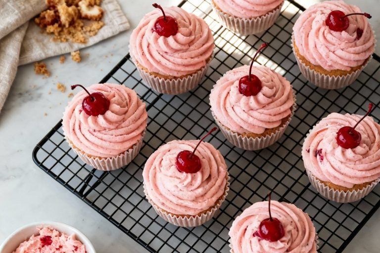 cherry cupcakes