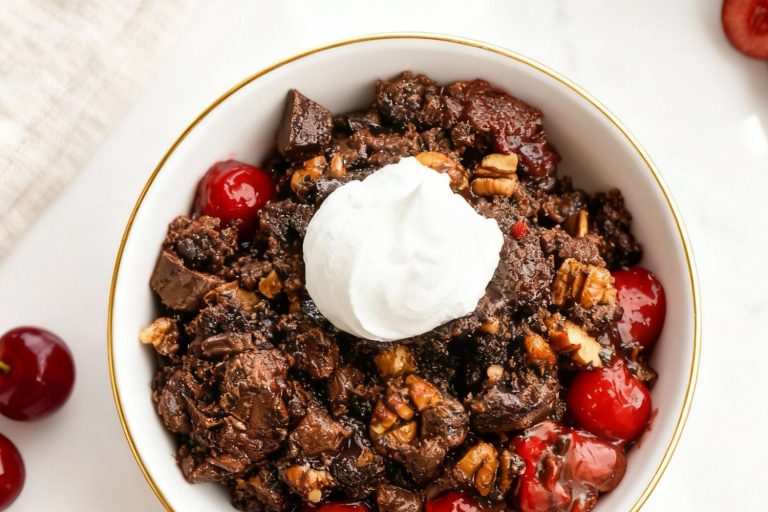 chocolate cherry dump cake