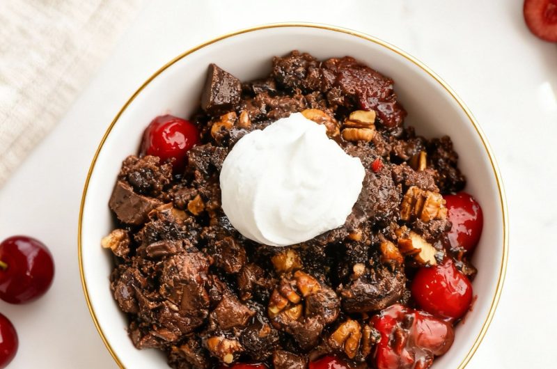 Chocolate Cherry Dump Cake