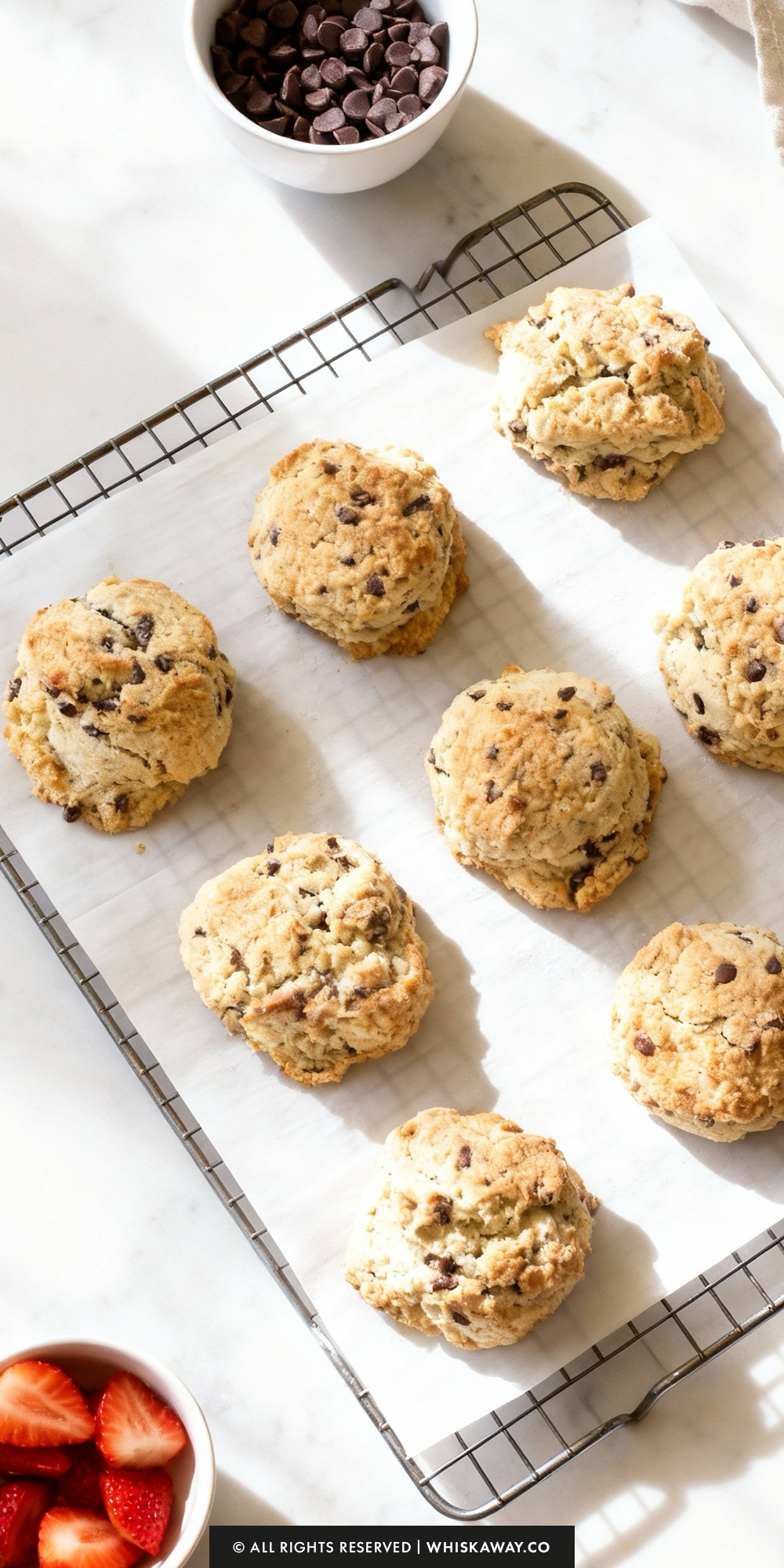 Chocolate Chip Strawberry Shortcakes