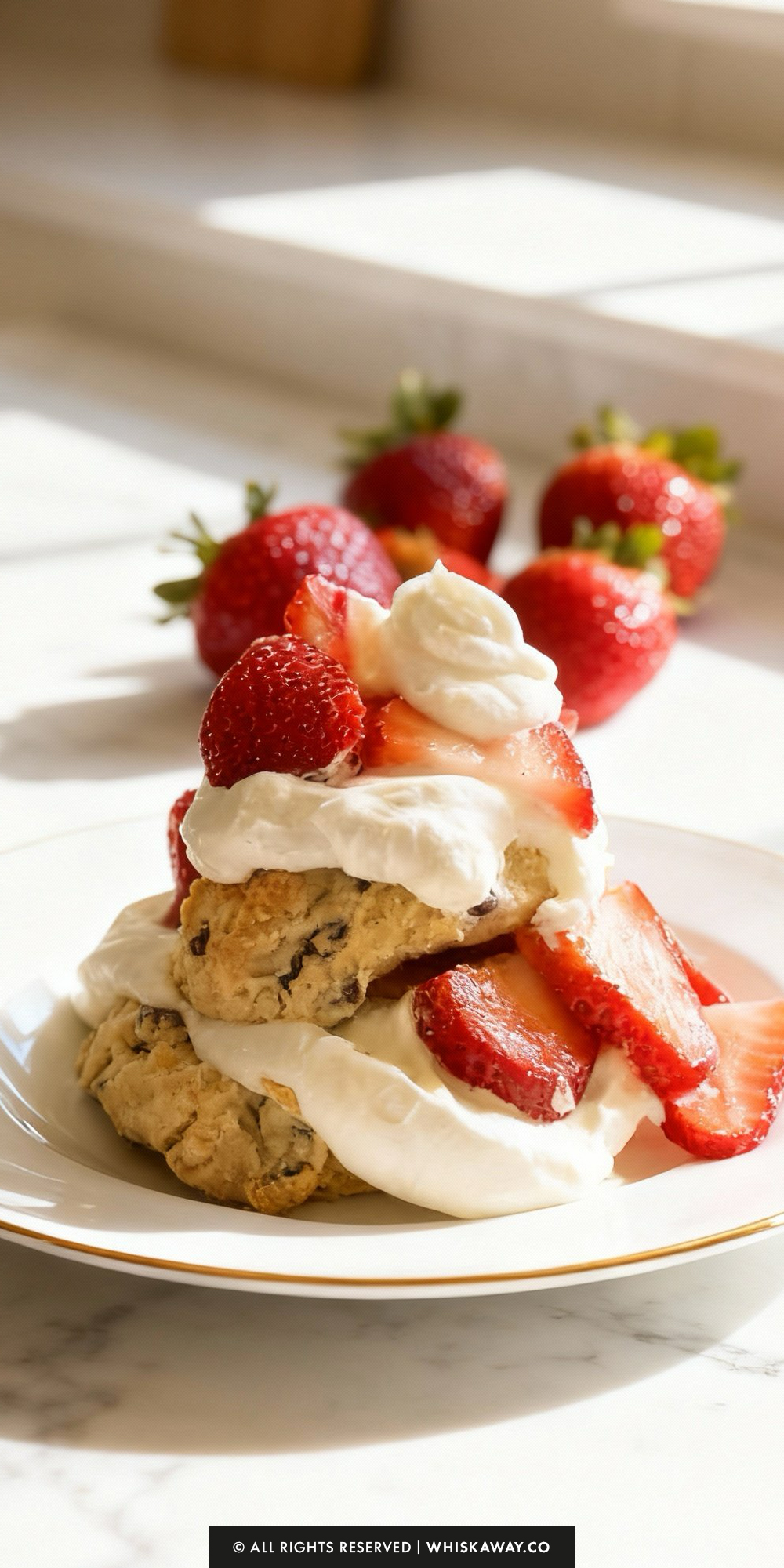 Chocolate Chip Strawberry Shortcakes
