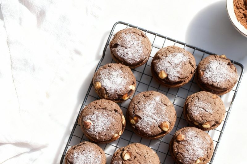 Chocolate Hazelnut Shortcakes