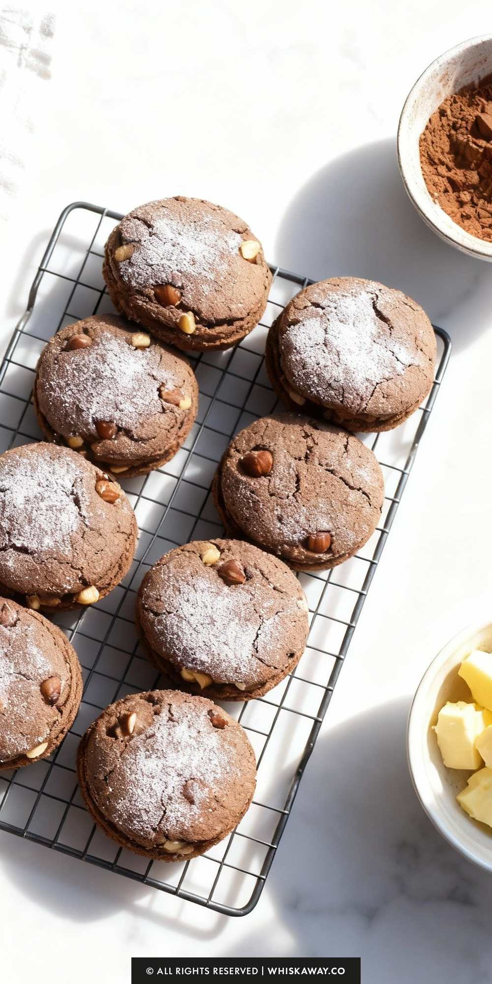 Chocolate Hazelnut Shortcakes