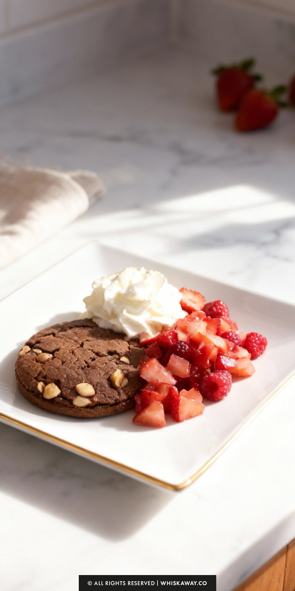 Chocolate Hazelnut Shortcakes
