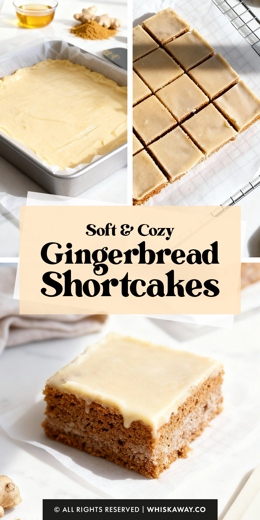 gingerbread shortcakes