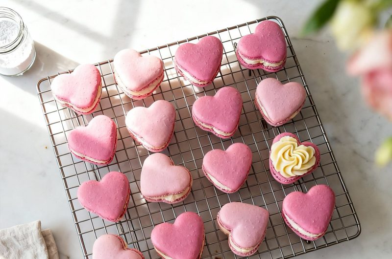Heart Shaped Macarons