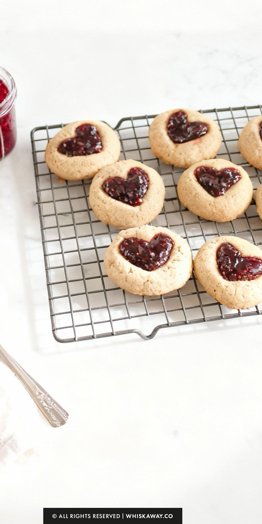 Heart Thumbprint Cookies