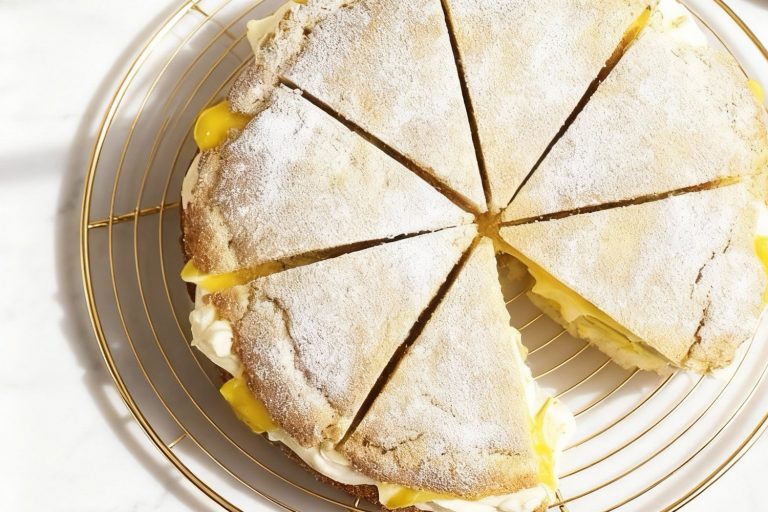 lemon curd shortcakes