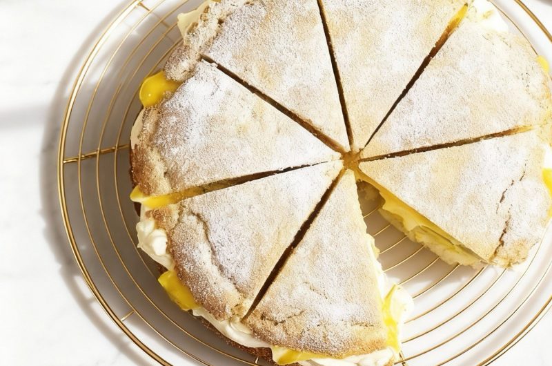 Lemon Curd Shortcakes