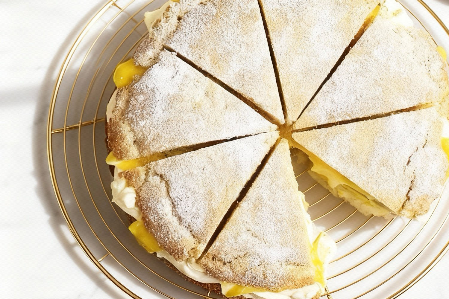 lemon curd shortcakes
