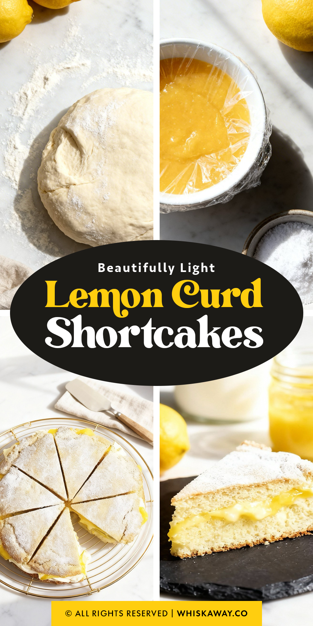 lemon curd shortcakes