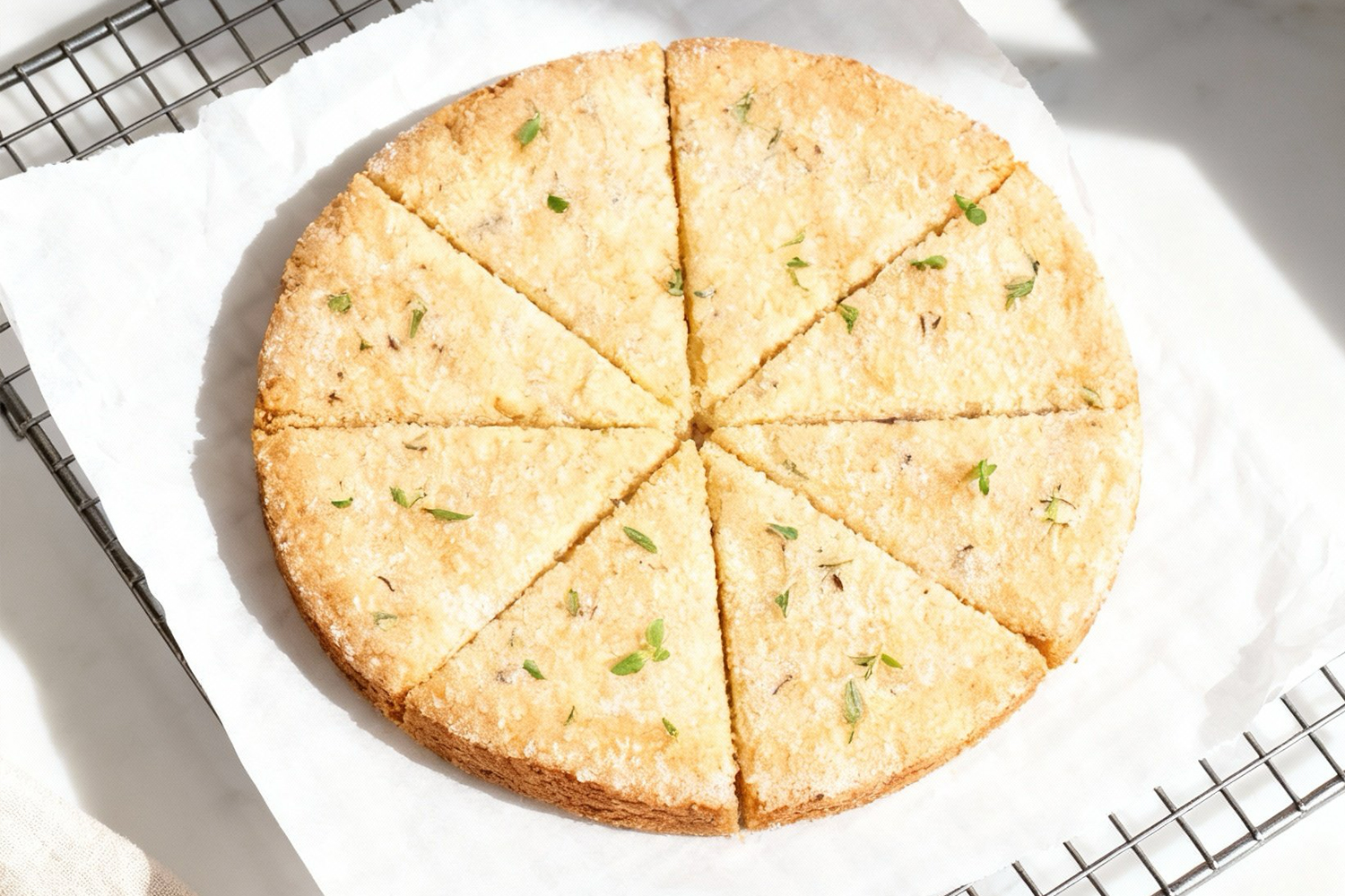 lemon thyme shortcakes