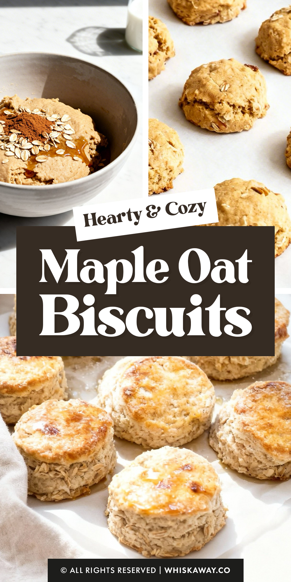 maple oat biscuits