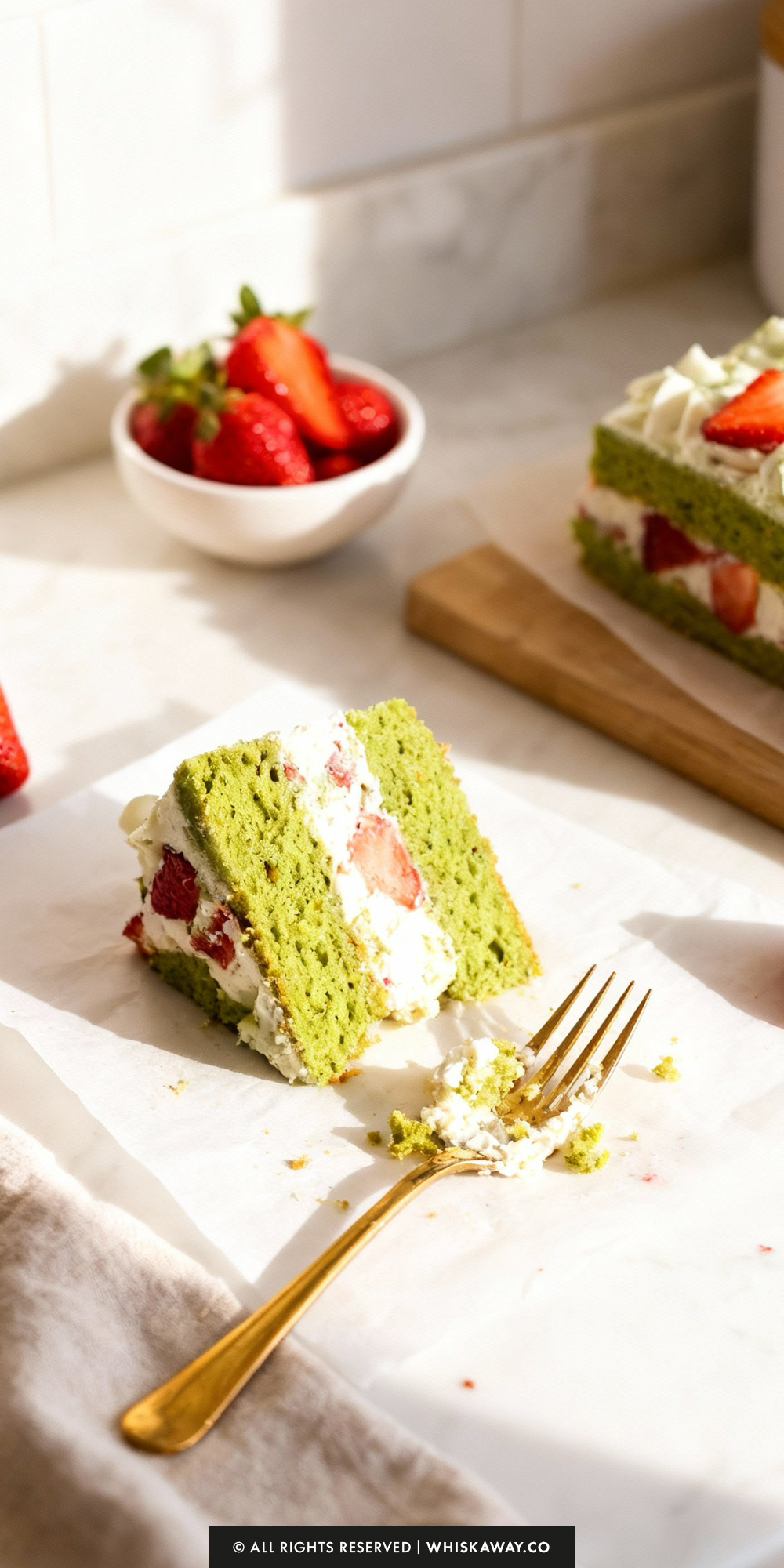 Matcha Green Tea Shortcakes
