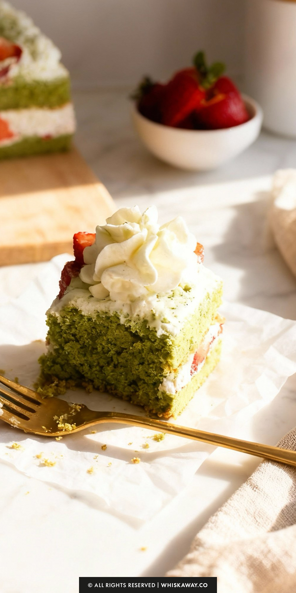 Matcha Green Tea Shortcakes
