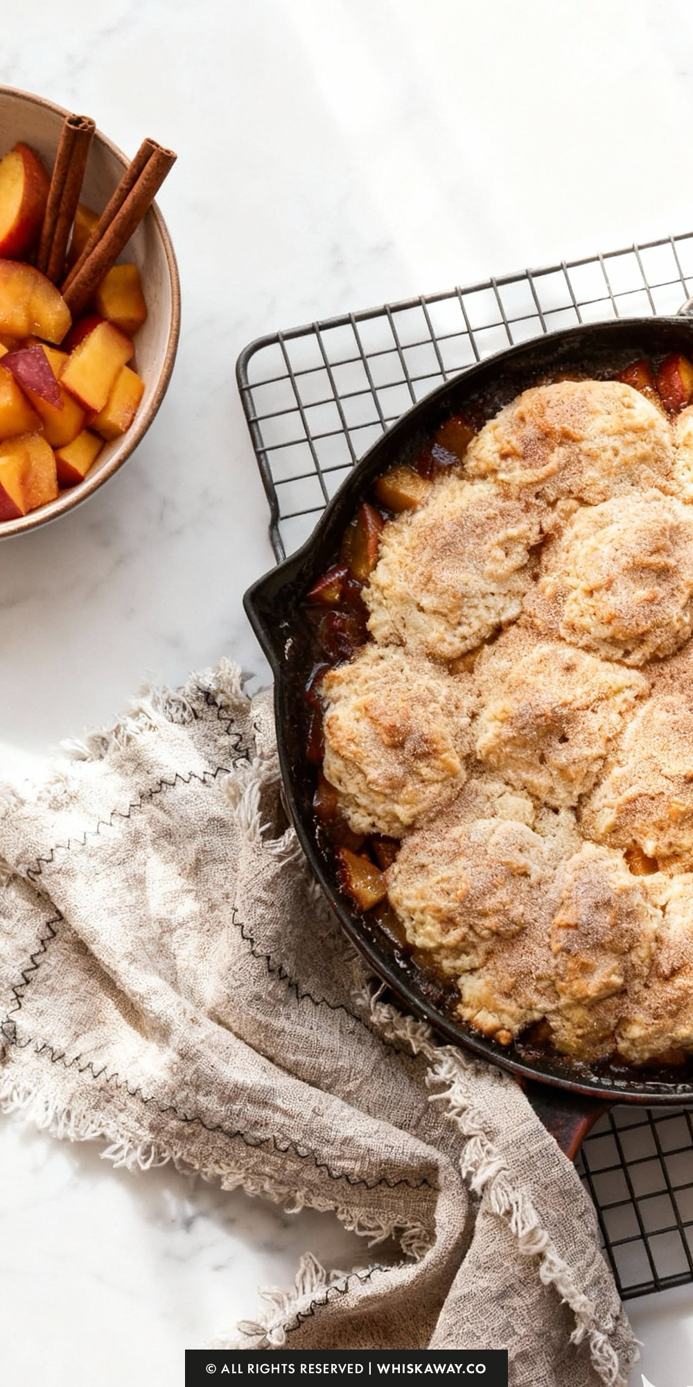 peach cobbler shortcakes