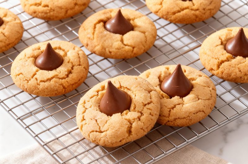 Peanut Butter Blossom Cookies