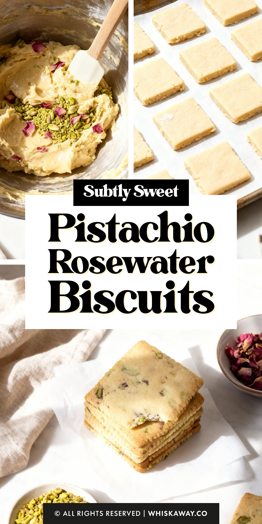 pistachio rosewater biscuits