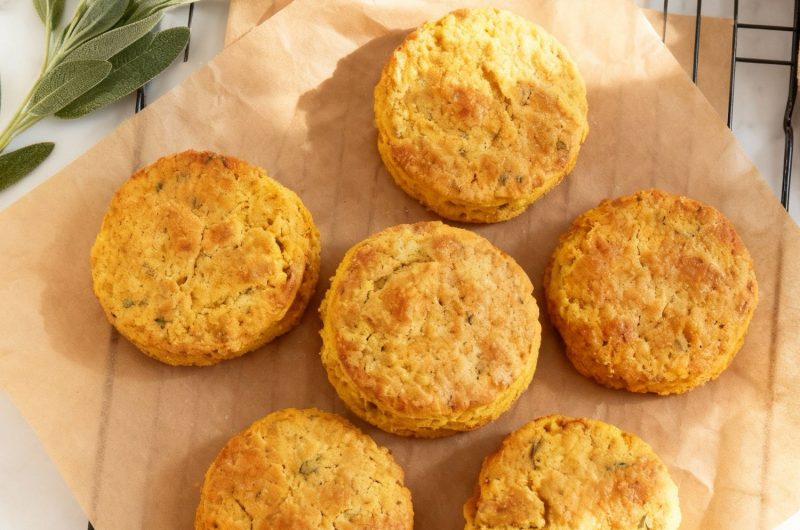 Pumpkin Sage Biscuits