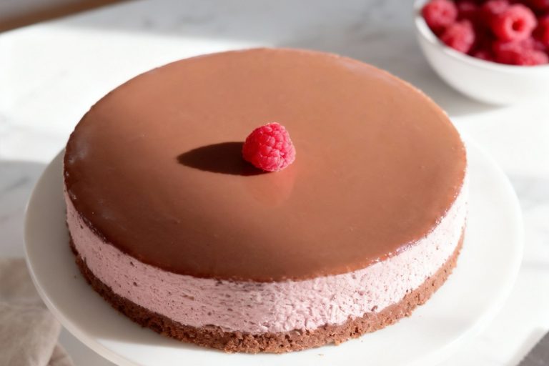 Raspberry Chocolate Mousse Cake That’s Rich and Elegant
