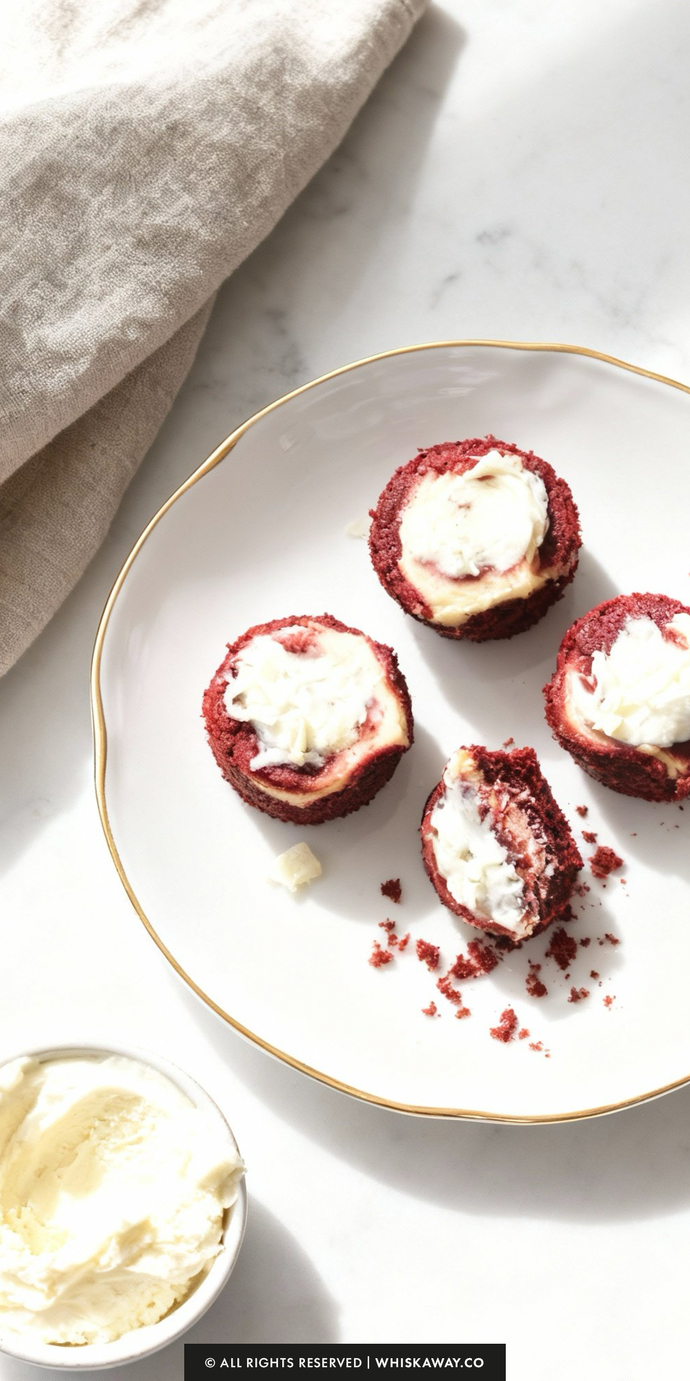 Red Velvet Cheesecake Bites