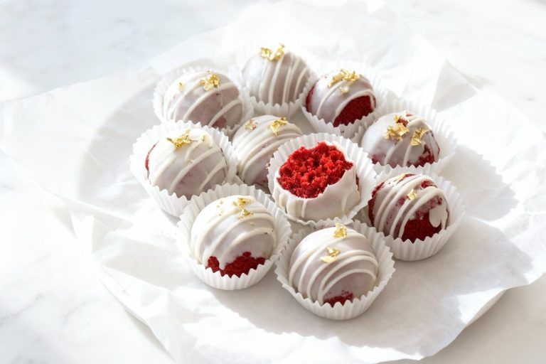 red velvet truffles