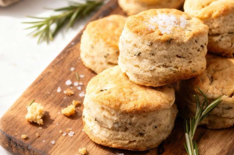 Rosemary Sea Salt Biscuits