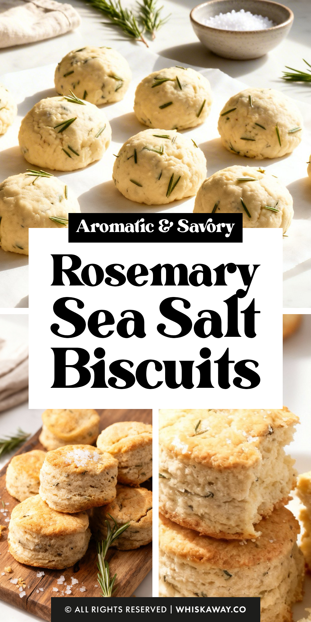 rosemary sea salt biscuits pin