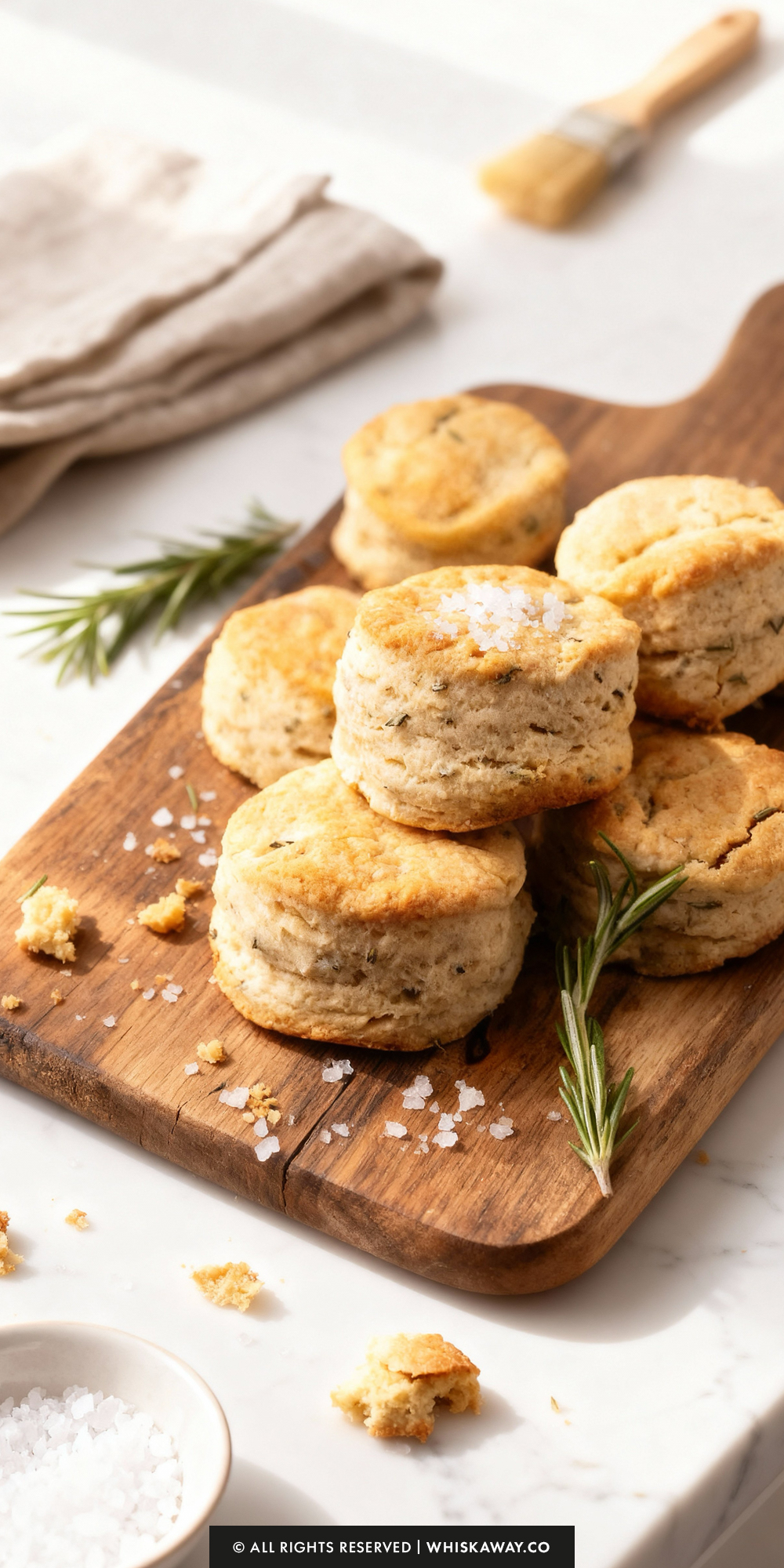 Rosemary Sea Salt Biscuits