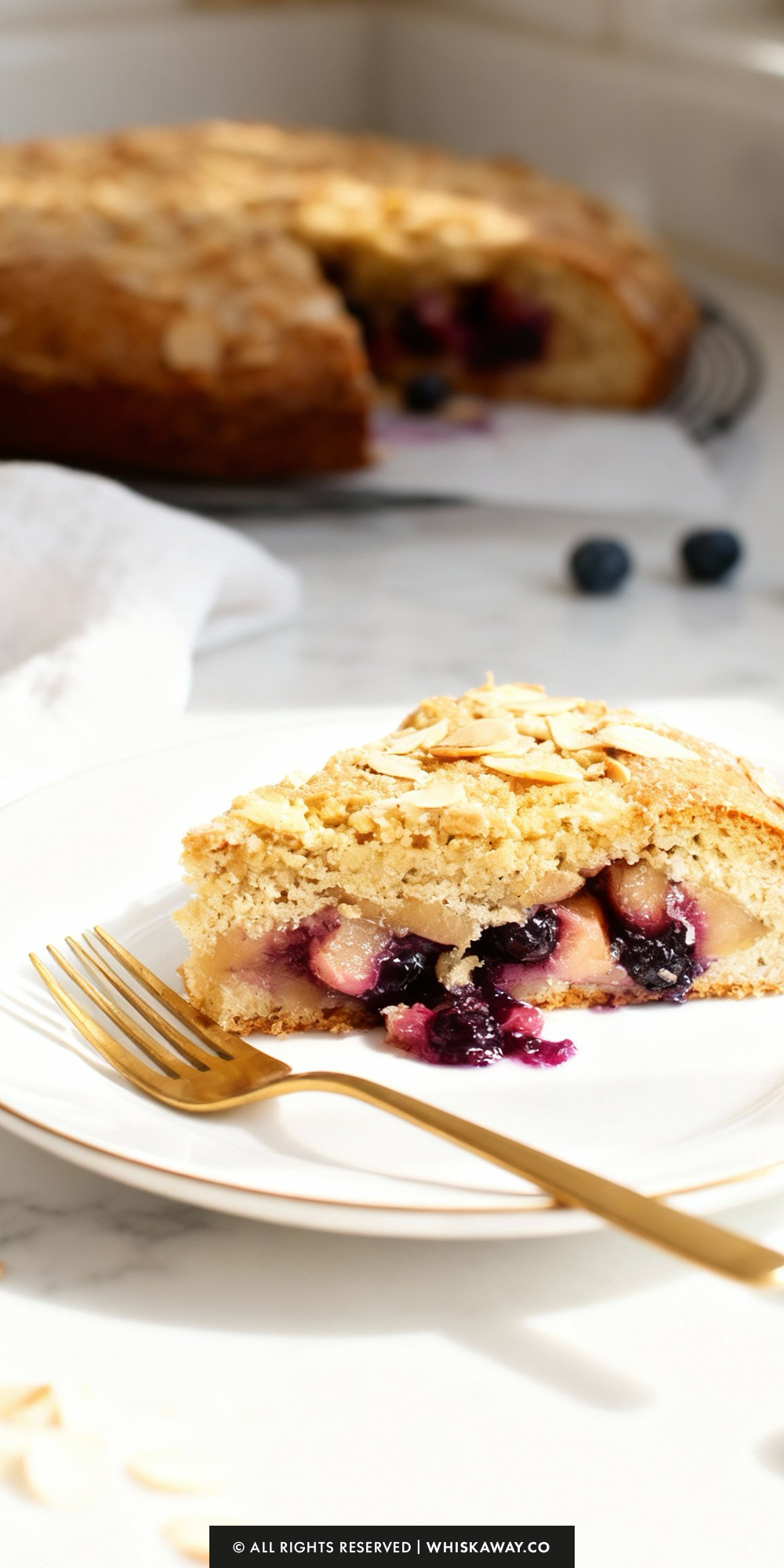 spiced pear blueberry shortcakes