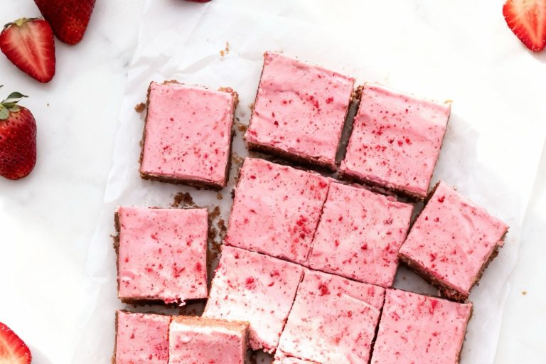 strawberry brownies