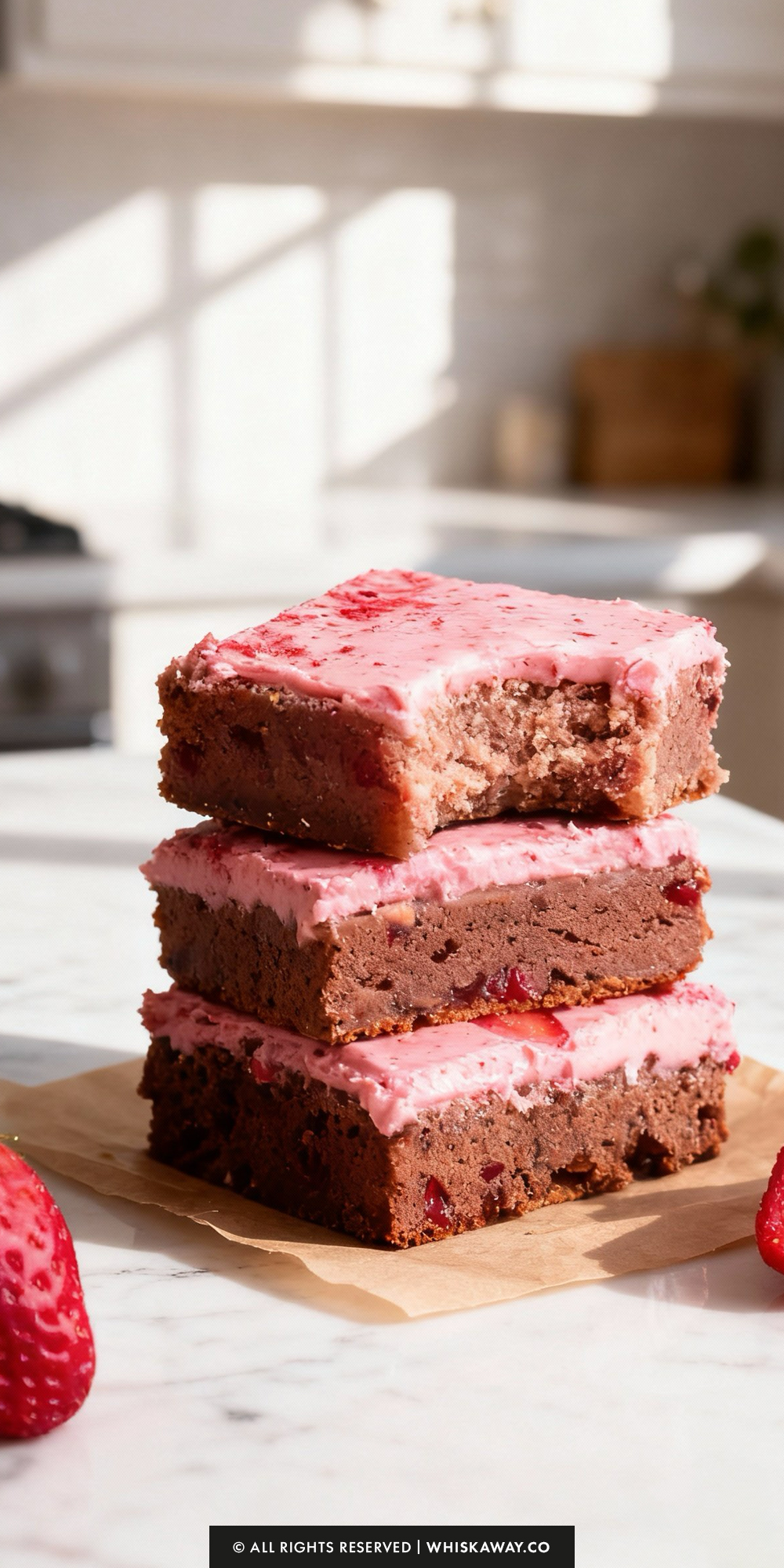 Strawberry Brownies
