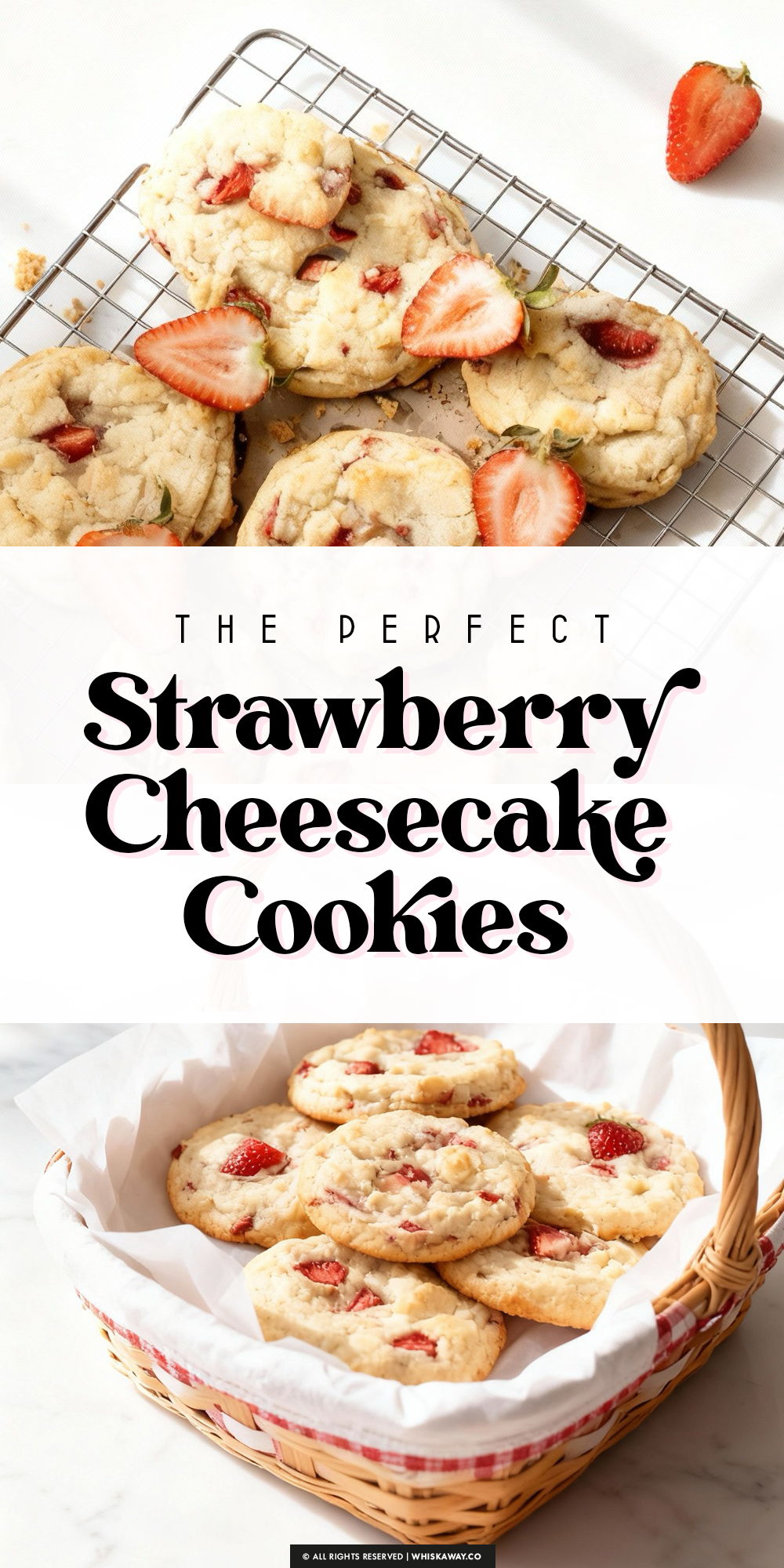 Strawberry Cheesecake Cookies